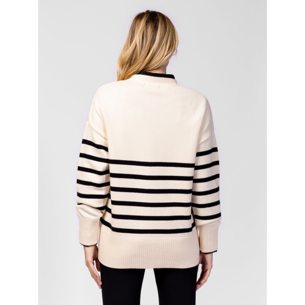 Heavy Tools HANA Női kötött pulóver és kardigán / ivory