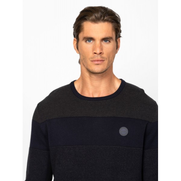 Heavy Tools HORIZO Férfi kötött pulóver és kardigán / olive