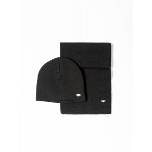 Heavy Tools PATRIA25 Férfi sapka, sál szett / black