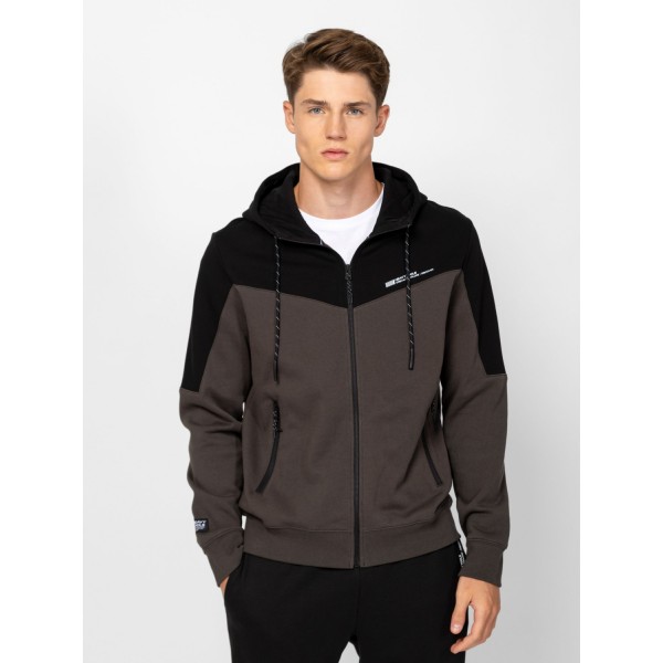 Heavy Tools SARDA Férfi kapucnis felső / darkolive