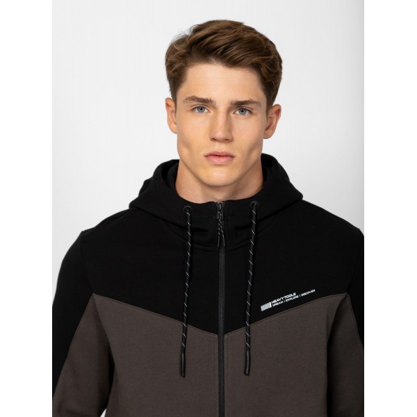 Heavy Tools SARDA Férfi kapucnis felső / darkolive