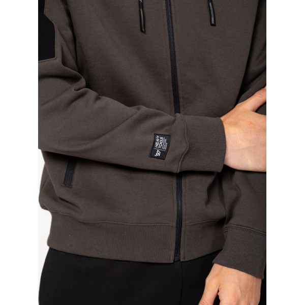 Heavy Tools SARDA Férfi kapucnis felső / darkolive