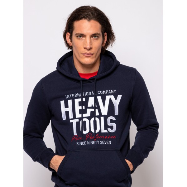 Heavy Tools SKIPPER Férfi kapucnis felső / navy