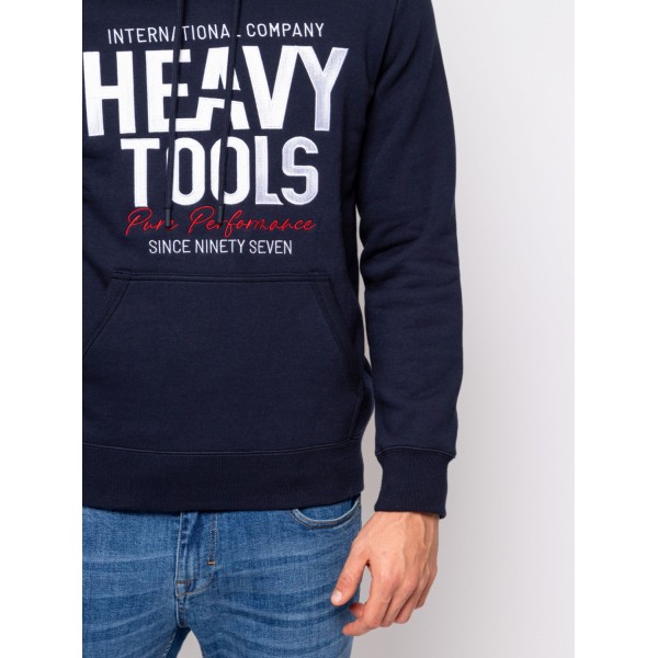 Heavy Tools SKIPPER Férfi kapucnis felső / navy
