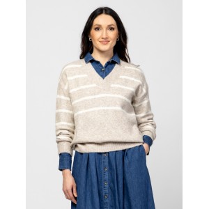 Heavy Tools HASSICW25 Női kötött pulóver és kardigán / beige