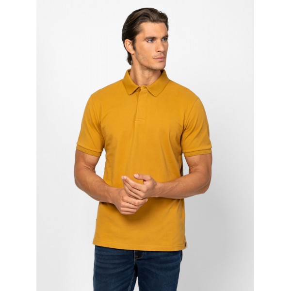 Heavy Tools DURBO Férfi galléros rövidujjú póló / dijon