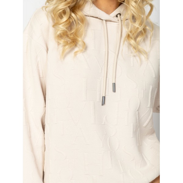 Heavy Tools SANSIW25 Női kapucnis felső / bone