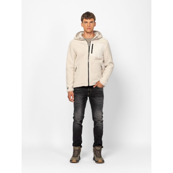 Heavy Tools SEMES Férfi kapucnis felső / beige