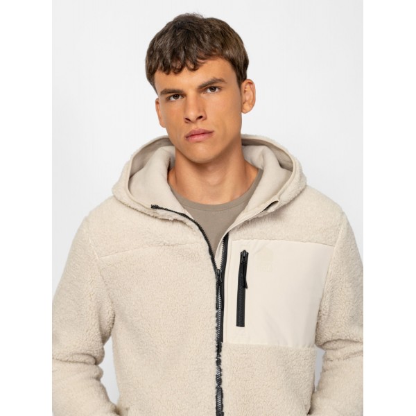 Heavy Tools SEMES Férfi kapucnis felső / beige