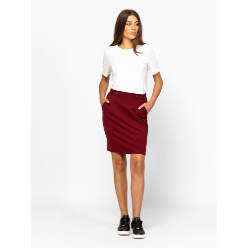 Heavy Tools NERDA Női szoknya / burgundy