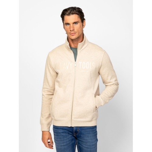 Heavy Tools TATE Férfi állónyakas felső / sesame