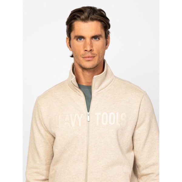 Heavy Tools TATE Férfi állónyakas felső / sesame