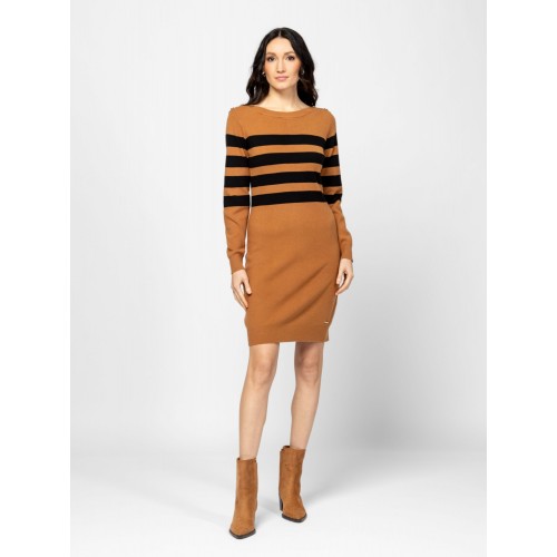 Heavy Tools HANNYW25 Női kötött ruha / caramel