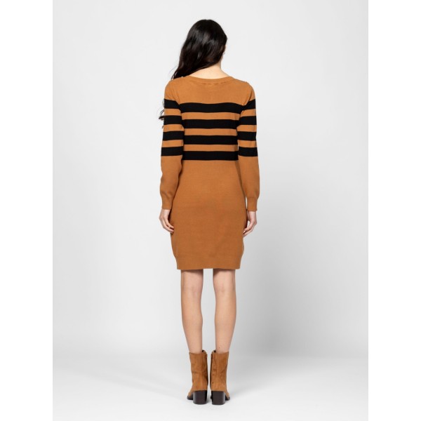 Heavy Tools HANNYW25 Női kötött ruha / caramel