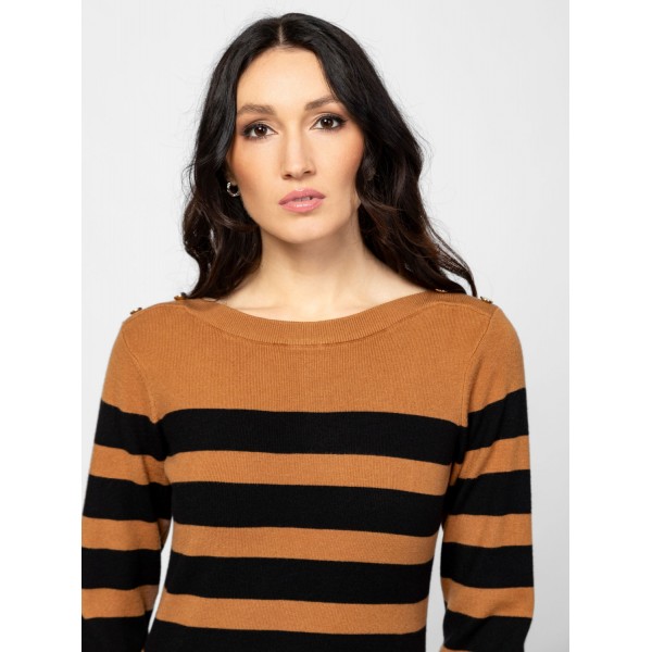 Heavy Tools HANNYW25 Női kötött ruha / caramel