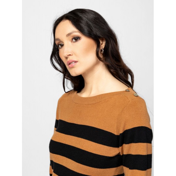 Heavy Tools HANNYW25 Női kötött ruha / caramel