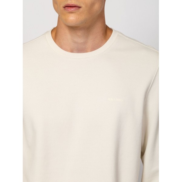 Heavy Tools DALIEN Férfi környakas felső / bone