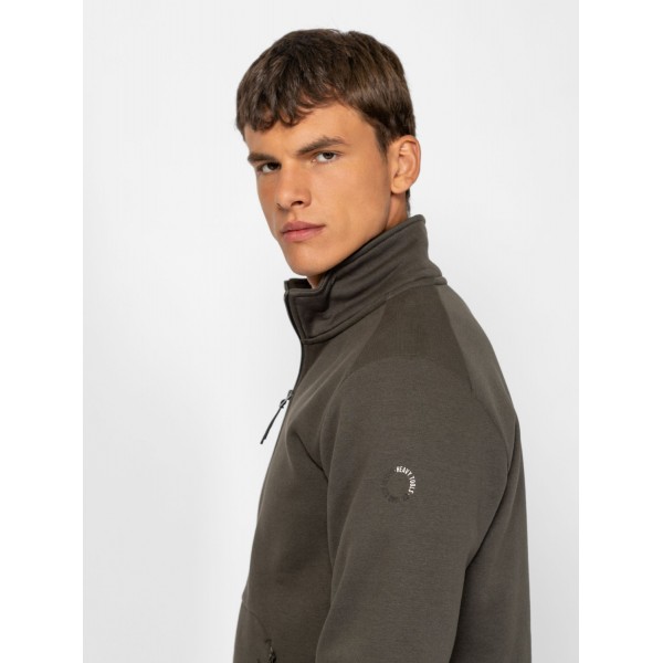 Heavy Tools TABATA Férfi állónyakas felső / darkolive