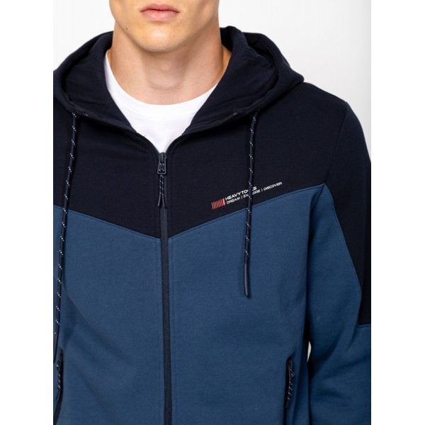 Heavy Tools SARDA Férfi kapucnis felső / atlantic