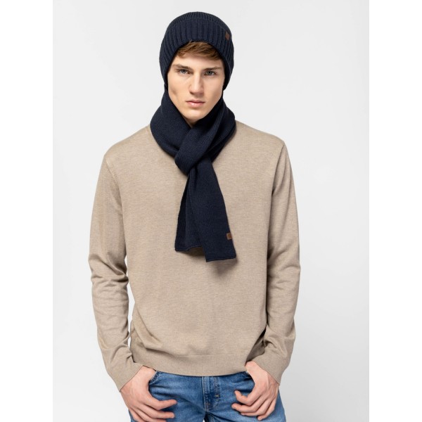 Heavy Tools PRIA25 Férfi sapka, sál szett / navy