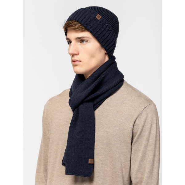 Heavy Tools PRIA25 Férfi sapka, sál szett / navy