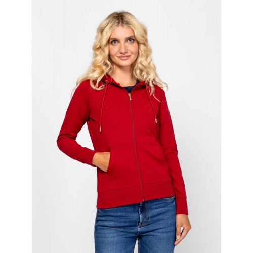 Heavy Tools SECOYA Női kapucnis felső / ruby