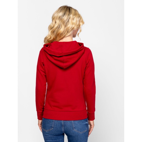 Heavy Tools SECOYA Női kapucnis felső / ruby