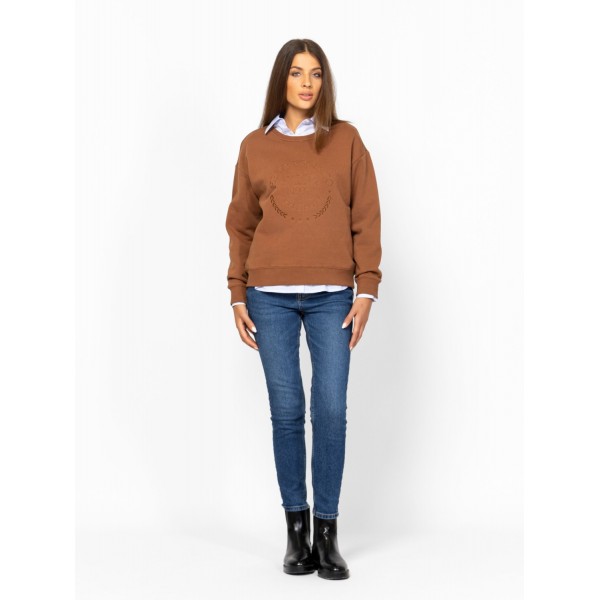 Heavy Tools DAICHI Női környakas felső / caramel