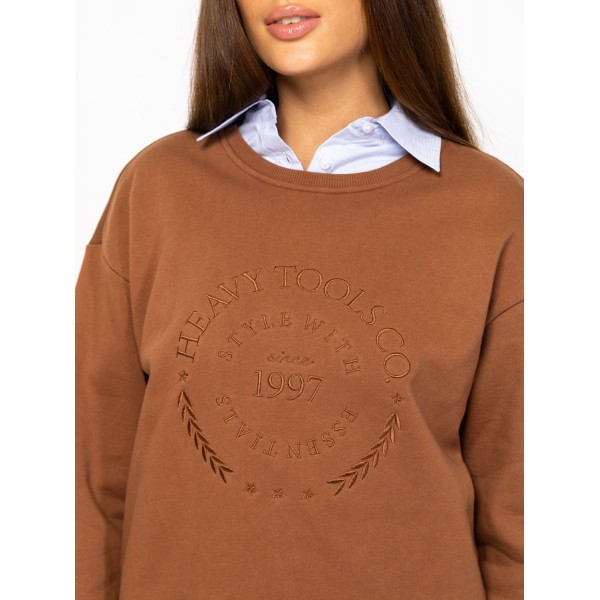 Heavy Tools DAICHI Női környakas felső / caramel