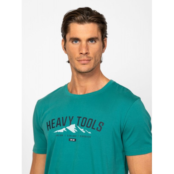Heavy Tools MAREA Férfi rövidujjú póló / aurora