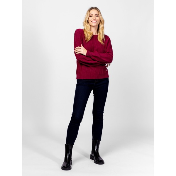 Heavy Tools HATMA Női kötött pulóver és kardigán / berry