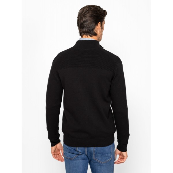 Heavy Tools HALBURW25 Férfi kötött pulóver és kardigán / black