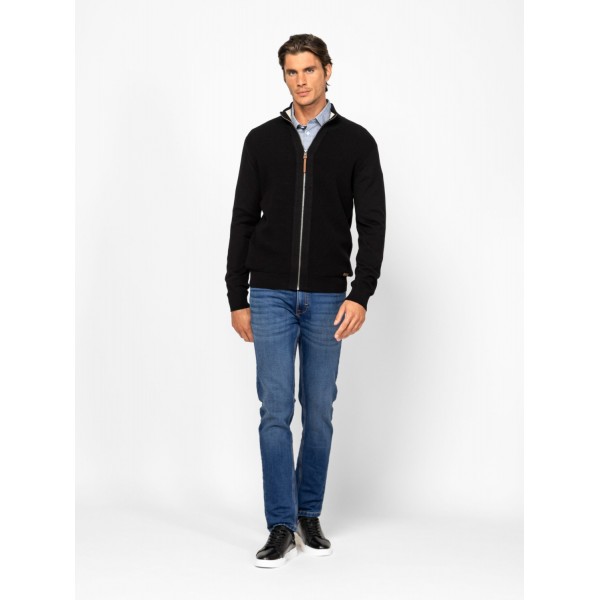 Heavy Tools HALBURW25 Férfi kötött pulóver és kardigán / black