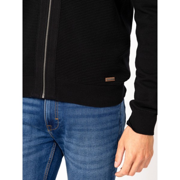 Heavy Tools HALBURW25 Férfi kötött pulóver és kardigán / black